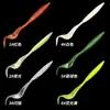 Cebo Señuelo con Cola Larga Rizada, Cola de Cuchillo, Cola Rizada Enroscada, Señuelo Blando, Señuelo Artificial en Forma de Hoz, Señuelo de Imitación para Pesca en Mar, Lubina y Róbalo