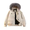 Chaqueta Zuo Shan Diao Estilo Americano, Abrigo de Algodón Engrosado de Invierno para Hombre, Parka con Capucha y Cuello de Piel, Ropa de Algodón para Hombre, Al por Mayor en Stock