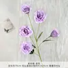 Roxo artificial artificial flores buquê feito à mão flores de seda para casamento flores decorativas artificiais atacado arranjo de casamento flores