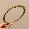 Diadema negra con dientes para lavarse la cara, nuevo modelo 2026 para mujer, diadema de corona alta para uso diario, pinza para el pelo