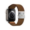 Adecuado para Apple Iwatch89/S10 Generación Hebilla de Paracaídas Rayas de Nylon Tejido Correa de Reloj de Gama Alta