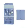 Set de belleza de 16 piezas cortaúñas tijeras para piel muerta del clavo herramienta para limpiar oídos juego cortaúñas cuchillo de pedicura de belleza