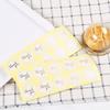 Pegatina para Hornear Gracias Color Estampado en Caliente Papel Pegatina Empaque Sello Pegatina Caja Blíster para Pastel de Luna Pegatina Decorativa