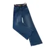 Jeans rectos estrechos estilo vintage de Hong Kong hechos a medida para mujer, nuevo modelo otoño 2026, extremadamente elegantes, de tiro alto, adelgazantes