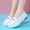 Nuevos Zapatos de Enfermera de Verano con Tacón Bajo y Suelas Suaves, Suelas Gruesas, Transpirables, Antideslizantes, Cómodos Zapatos de Trabajo para Hospital y Belleza para Mujer
