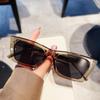 Gafas de sol de estilo europeo y americano con montura pequeña y diseño de ojo de gato, modernas y avanzadas para hombre, gafas de sol de estilo cibernético para celebridades, gafas retro personalizadas con diseño transfronterizo para mujer.