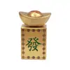 Fichas de mahjong directas de fábrica con monedas de oro giratorias para mesas de té de oficina, juguetes antiestrés que atraen la fortuna, venta al por mayor