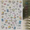 Pegatinas de Arte para Uñas de Dibujos Animados Lindos Transfronterizas Pegatinas de Papelería de Niña Oso 3D Pegatinas en Relieve 5D Modelo Yl