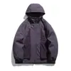Black Fleet Invierno Estilo Pareja 90 Chaqueta de Plumas Funcional Cortavientos Versátil Cálida Impermeable con Capucha Chaqueta de Plumas para Exteriores
