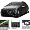 Venta al por mayor del fabricante Cubierta de coche 170T190T Protección solar, Protección contra la nieve, Protección contra la lluvia y a prueba de polvo Más Algodón Doble Capa Cubierta de coche universal para cuatro estaciones