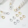 Fuerte Retención de Color Relleno de Oro de 14K Agujero Grande Bobina Oculta Anillo de Conexión Cerrada Accesorios de Acabado para Pulsera Collar de Cuentas Hecho a Mano DIY