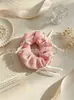 Goma para el pelo floral estilo óleo francés DIY fresca y dulce accesorio para el pelo estilo coreano. Fábrica proveedora para joyerías