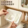 Caja de Almacenamiento Práctica para Mascarillas de Labios para el Hogar, Gabinete de Espejo del Baño, Organizador de Cosméticos con Compartimento Retráctil