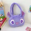 Bolso de Peluche Kuromi Lindo de Dibujos Animados para Mujer, Bolso de Hombro Popular de Muñeca para Estudiantes que Salen
