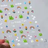 Tiesuka Kawaii Colorido Monstro Adesivos para Nail Art Kx310 Infantil Dopamina Animais Fofos Série de Colaboração Kx