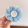 Dulces y Frescos Gomas para el Cabello Infantiles para Niñas, Diademas de Encaje Plegado de Alta Gama, Accesorios para el Cabello que No Dañan el Cabello