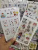 Um Conjunto de 6 Folhas com 12 Signos do Zodíaco e Adesivos de Desenho Animado em Papel Manual de Adesivos Personagens Coração de Menina Tendência da Internet Adesivos Decorativos DIY
