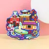 Imanes de Refrigerador Culturales y Creativos de Goma Suave de PVC Personalizados para Atracciones Arquitectónicas y Souvenirs Turísticos de Chengdu y Xi'An