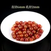 Mantra natural de seis caracteres ágata cuentas lote suelto diy accesorios de cuentas hechos a mano pulsera ágata roja cuentas de transferencia cuentas sueltas