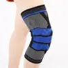 Joelheira de Silicone Tricotada com Proteção de Patela Joelheira de Basquete Joelheira Masculina para Corrida Fitness Ciclismo Protetor Esportivo Joelheira de Silicone para Uso Externo