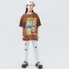 Ropa de Calle Hip-Hop Marca de Moda Ropa para Niños Verano Holgada Pasarela Traje Ropa para la Actuación de Tambores Hiphop para Niños Hombres
