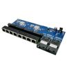 Switch Gigabit PoE Reverso 2 Ópticos 8 Elétricos Placa Mãe PCBA 2SC8LAN 2FO8E Switch Reverso