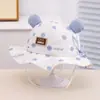 Novo Chapéu de Sol Doce para Bebê Comércio Exterior Fofo Bolinha Pequena Chapéu de Pescador Infantil Estilo Coreano Respirável para Uso Externo Chapéu de Sol