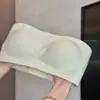 2382 Sujetador Invisible sin Tirantes Sujetador sin Tirantes Antideslizante para Pechos Pequeños, Sujetador Transpirable y que Recoge el Pecho para Mujeres