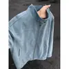 Jaqueta tie-dye masculina, estilo americano, nova coleção de outono, gola alta larga, casual, 2026, couro PU, peça versátil para adolescentes