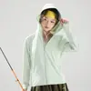 2026 Ropa Nueva de Seda de Hielo Protección Solar para Mujer Verano Exterior Ligera Chaqueta Protectora Solar Transpirable Protección UV Traje de Sol Hombre