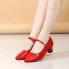 [Sapatos de dança exclusivos] sapatos de dança prateados sapatos de dança quadrada sapatos de dança moderna sapatos de dança folclórica sapatos de dança latina mulheres