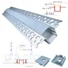 Kit de perfil de alumínio para fita de LED Kit de carcaça de alumínio para LED Carcaça de alumínio com ranhura para LED Lâmpada embutida Ranhura para teto Acessórios de ranhura de alumínio