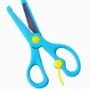 Tijeras Elásticas con Borde de Plástico Envuelto Hechas a Mano para Niños, Tijeras de Seguridad para Estudiantes, Tijeras para Manualidades DIY