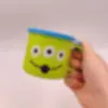 Novo Copo de Leite de Desenho Animado Fofo com Alça Copo para Beber Antiderrapante Anti-queda com Tampa Copo de Enxaguante Bucal Infantil Atacado