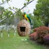 Jardim de infância pendurado ornamento anel criação ambiente layout material pingente decoração Mori ninho de pássaro Mori folha verde vime ninho de pássaro