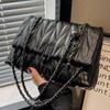 Bolsa Pequena para Mulheres, Novo Modelo Outono/Inverno 2026, Bolsa de Corrente Rombos de Nicho, Bolsa de Ombro Transversal para Mulheres com Design Único