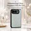 Adecuado para funda de teléfono plegable iPhone Duo, material brillante, película y soporte integrados, funda de teléfono a prueba de caídas