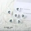 Nova Joia para Nail Art com Pérola Imitação Barroca Pintada em Spray com Diamantes Estéreo Versátil Concha Coração Diamante Acessórios de Unha Vestíveis
