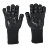 Nuevos guantes de silicona resistentes a altas temperaturas de 500 grados para horno de barbacoa, horno de microondas, protección contra quemaduras a alta temperatura, guantes de aislamiento térmico para soldador