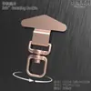 Soporte para Teléfono Móvil con Clip Metálico Giratorio de 360 Grados, Conexión Fija Giratoria de Acero Inoxidable, Duradero y Resistente, Correa para Teléfono Móvil