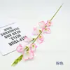 Gladiolus artificial pequeno de haste única para decoração de entrada de casa, flores artificiais para arranjos de mesa de jantar, flores artificiais para decoração de atmosfera festiva de shopping center