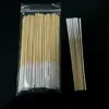 Bastoncillo de Algodón Afilado para Tatuajes, Palillo Delgado, Palo de Madera para Manicura, Delineador Desechable Afilado de una Sola Punta, Bastoncillo de Algodón Pequeño para Belleza, Bastoncillo de Algodón