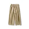 Beijie Roupa Masculina 2026 Outono Novo Calça Casual Plissada com Cordão Masculina Calça de Trabalho Solta Tendência Perna Reta Calça Longa