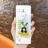 Cadena Creativa Nueva de Bambú Panda con Cuentas para Llavero de Teléfono Colgante Lindo para Bolso Accesorio para Funda de Teléfono Pequeño Regalo