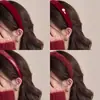 Diadema Roja Estilo Universitario Otoño e Invierno para Mujer, Diadema de Moda para Uso Diario, Accesorio para el Cabello Rojo Ancora para Recoger el Cabello