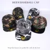 Boné Camuflado Universal Quatro Estações Primavera e Outono Masculino Lazer ao Ar Livre Moda Quebra-sol Chapéu Versátil Transfronteiriço
