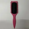 Em Estoque Amazon Transfronteiriço Novo Pente para Modelar Cabelos Pente com Efeito Rebote Pente para Cachear Escova Modeladora Escova Massageadora para Cachear de Palha de Trigo