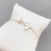 Pulseira de Concha Borboleta Dongdaemun Coreana Pulseira Feminina Coreana Pulseira Banhada a Ouro Real Melhor Presente para Casal Amigo Próximo Joia