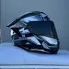 Casco Abierto de Motocicleta Ff Casco de Motocicleta de Media Temporada con Doble Lente Casco Integral de Motocicleta para Hombre y Mujer Vehículo Eléctrico