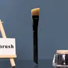 Pincel Portátil para Base com Cerdas Macias para Rosto, Conjunto Completo de Pincéis de Maquiagem, Pincel para Aplicação de Máscara de Argila com Cabeça Plana, em Estoque